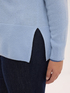 100% cashmere crew-neck sweater image number 3