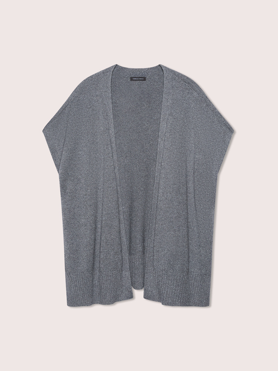 Open vest in viscose blend