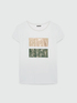 T-shirt with foliage print image number 4