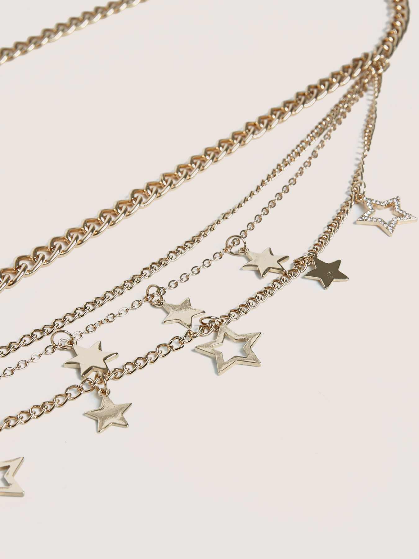 Chain belt with stars