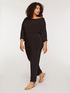 Embroidered viscose trousers image number 0