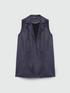 Waistcoat in soft touch effect fabric image number 4
