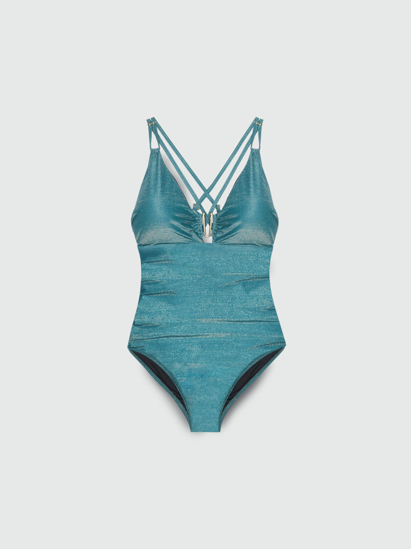 Costume Da Bagno Donna Con Controllo Pancia - Pantaloncini 3.5 Pollici, Tasche Funzionali - Foto 6