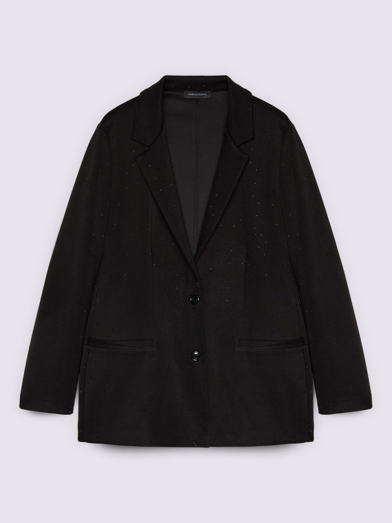 Milano stitch blazer studded with light spots