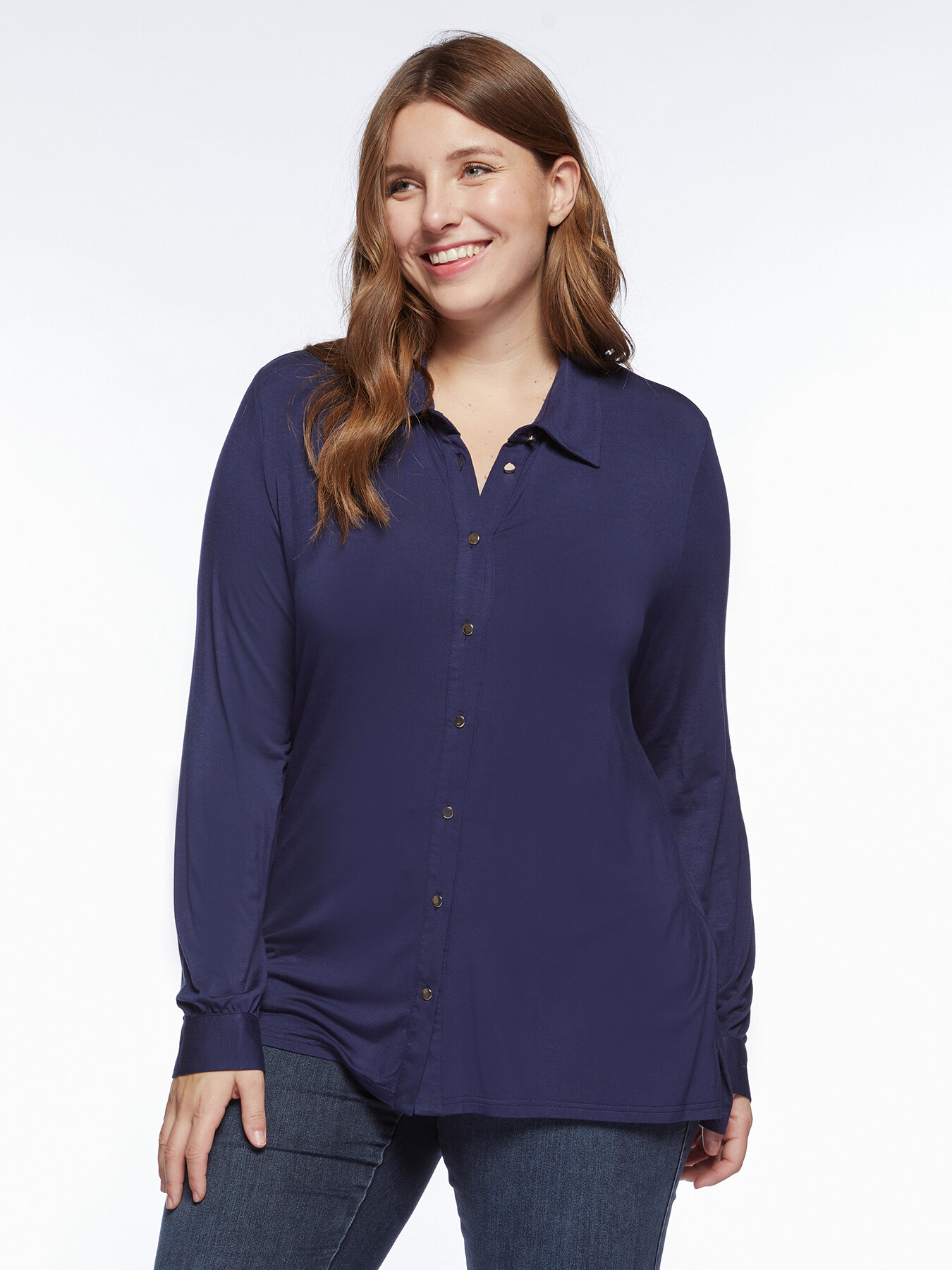 Camicia in jersey image number 0