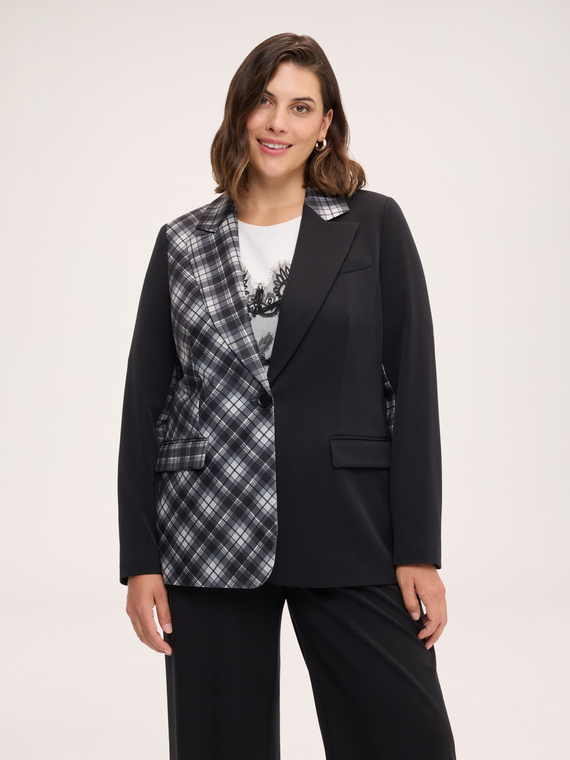 Two-tone blazer