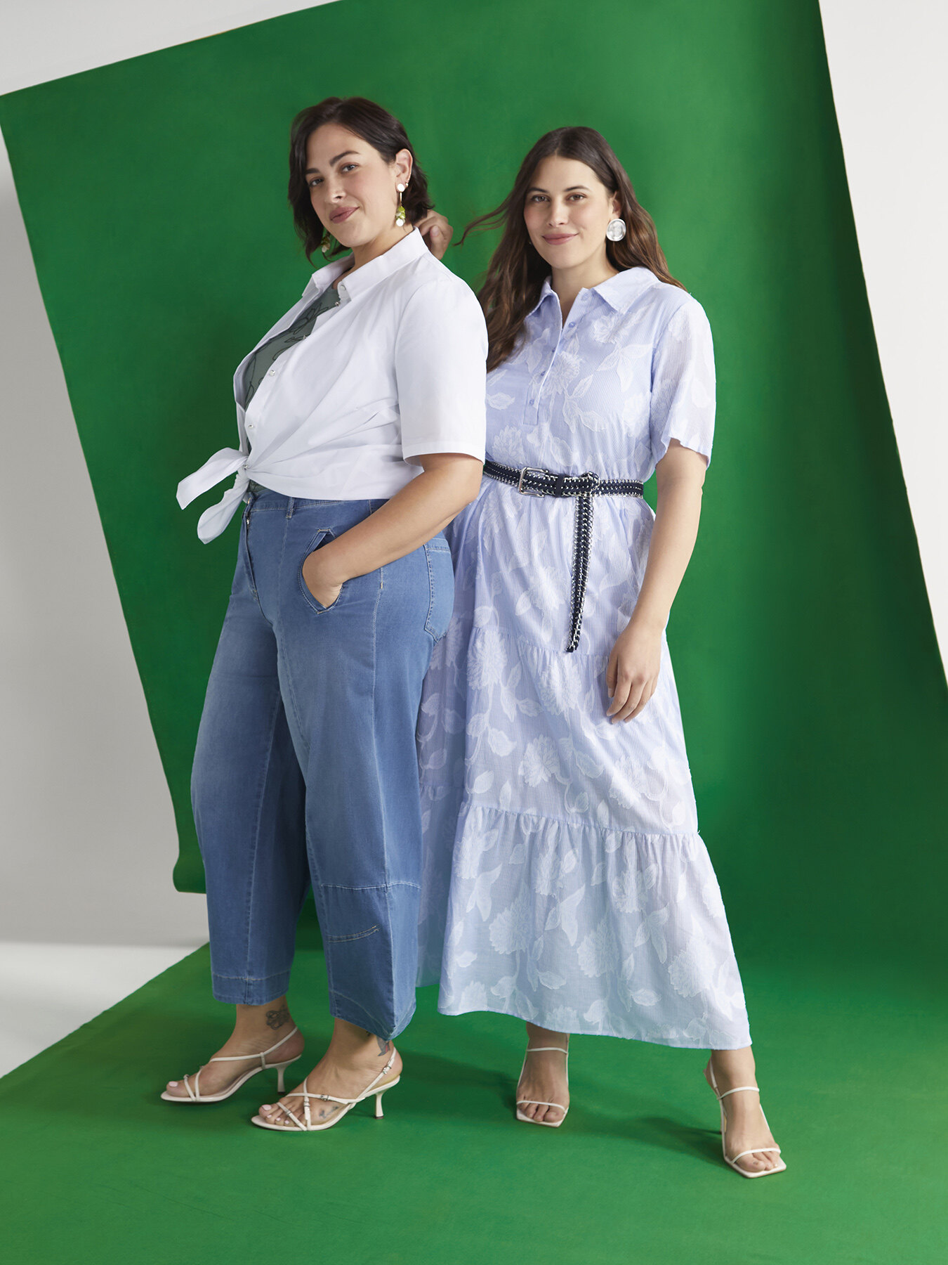 Vestito Smile in cotone jacquard image number 1