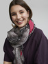 Sciarpa con stampa rettile image number 0