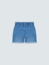 Jeans shorts with elasticated waist image number 4