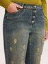 Stone washed effect Barrel jeans image number 3