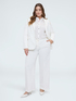 Wide Leg Trousers in fluid stretch fabric image number 0