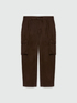 Pantalon cargo en moleskine image number 4