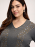Sweater with jewel embellishments image number 3