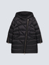 Down jacket with asymmetrical fastening image number 4