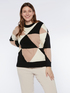 Maglia con intarsi geometrici image number 0
