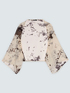 Printed georgette shrug image number 5