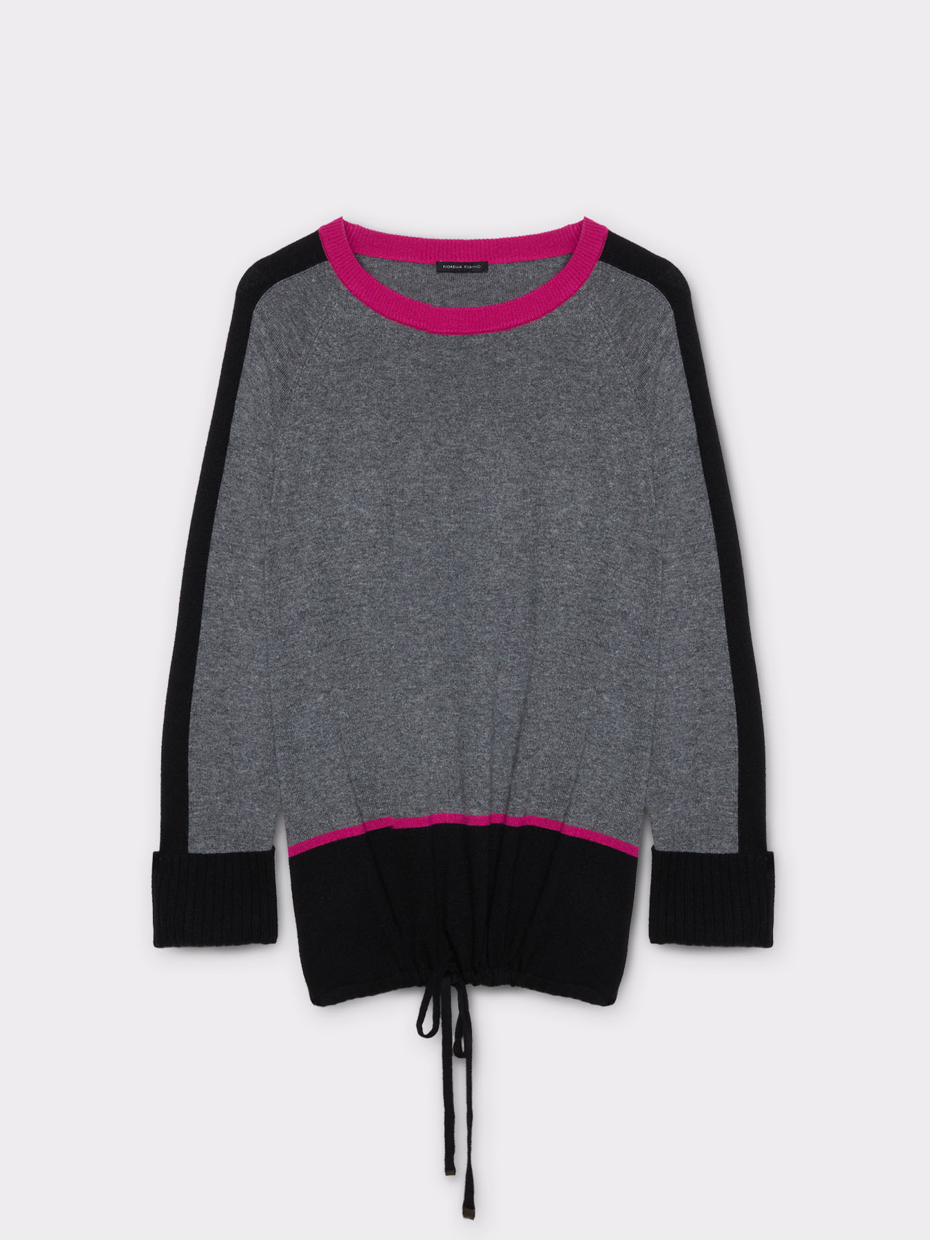 Maglia con coulisse al fondo image number 3