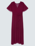 DREAM georgette dress with V-neckline image number 4