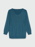 Lurex sweater with V-neck image number 4