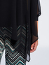 Blusa amplia en georgette image number 3