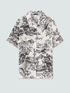 Boxy shirt with exotic print image number 4