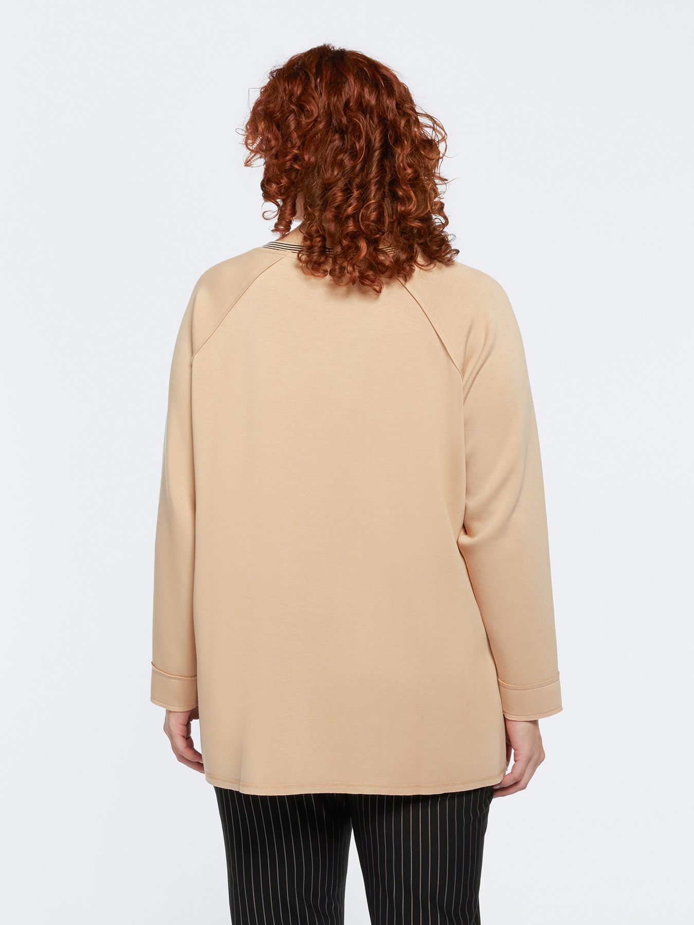 Felpa in morbido scuba image number 1