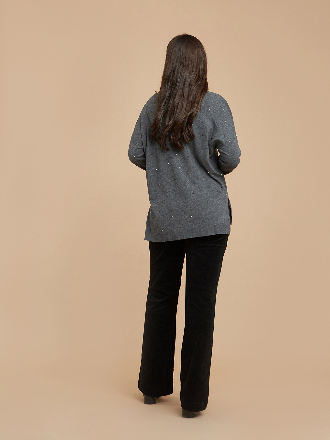 Maglia con cristalli image number 1