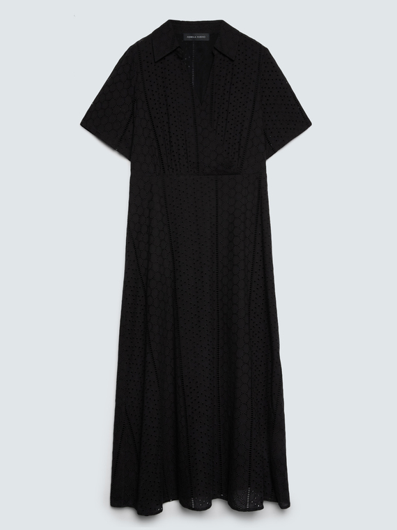 Robe ligne grecque DREAM en broderie anglaise