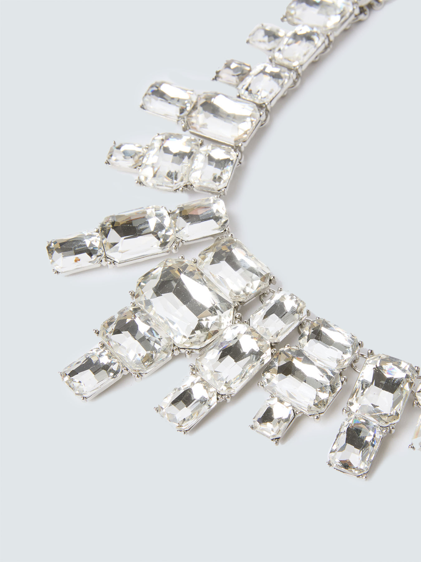 Cascade crystal necklace image number 2