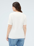T-Shirt aus Baumwolle mit Applikation am Ausschnitt image number 1