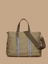 Shopping bag con bordi ricamati image number 0