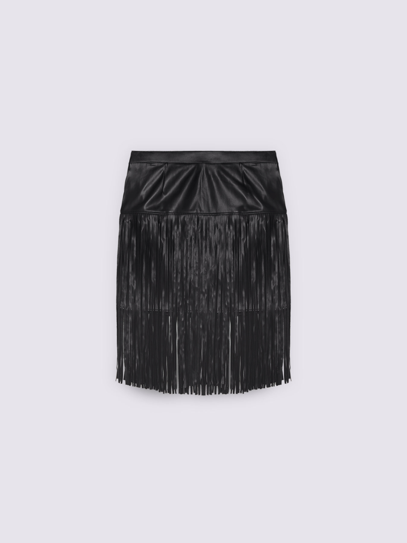 Gonna tubino con maxi frange image number 5