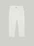 Stretch cotton Capri trousers image number 3