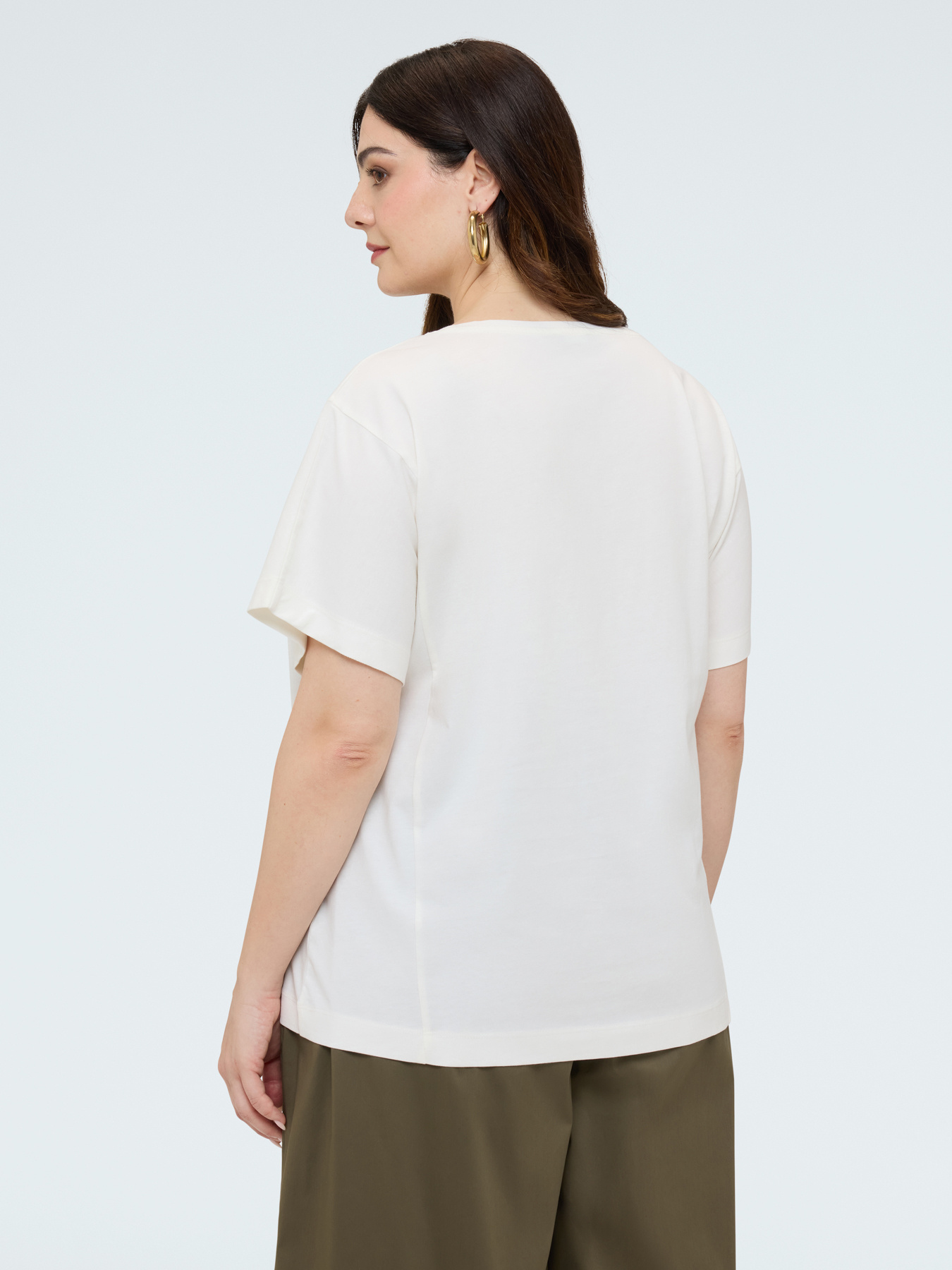Cotton t-shirt with motivational slogan image number 3