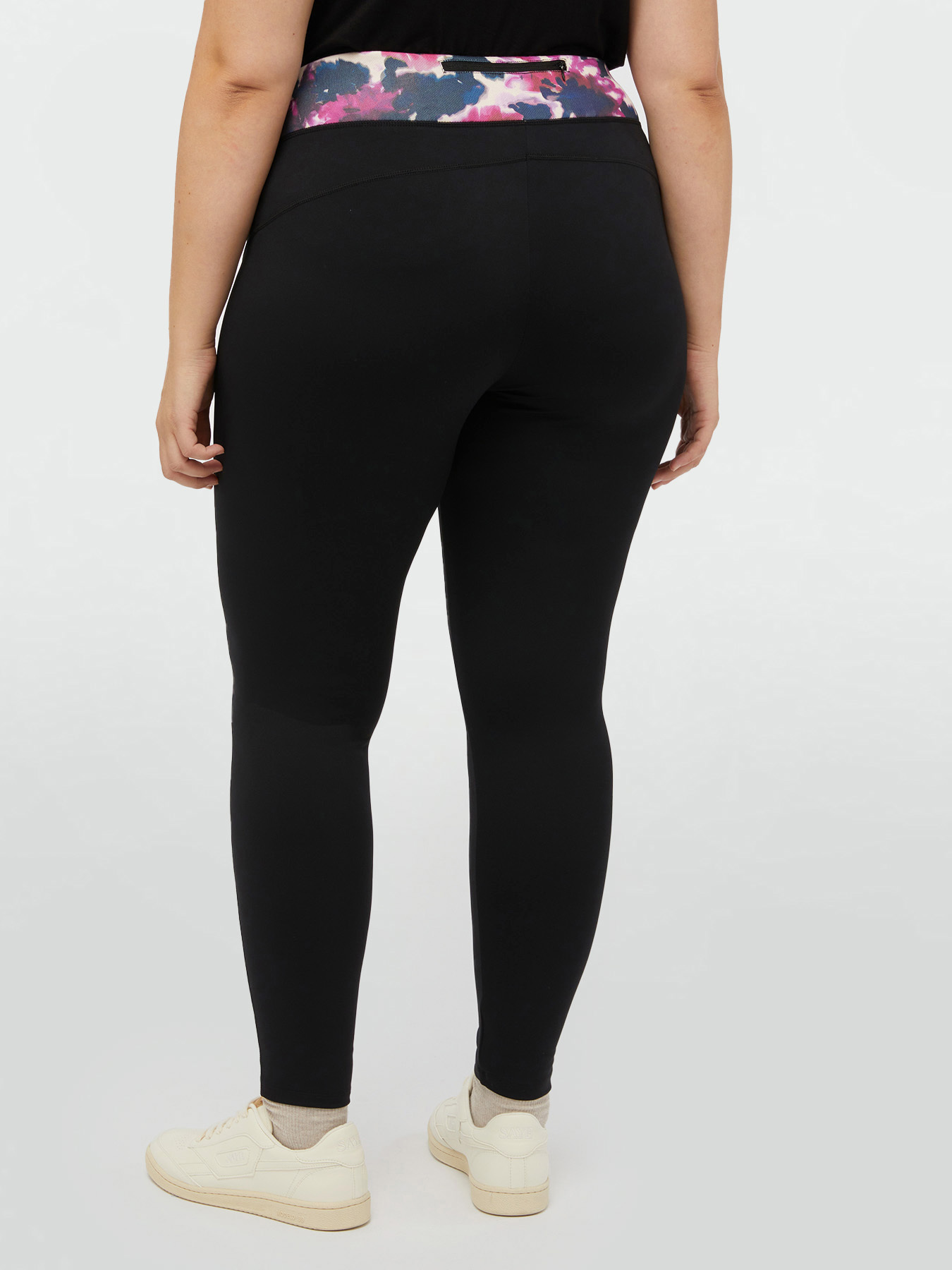 Legging avec bord imprim&eacute; &agrave; la taille image number 1