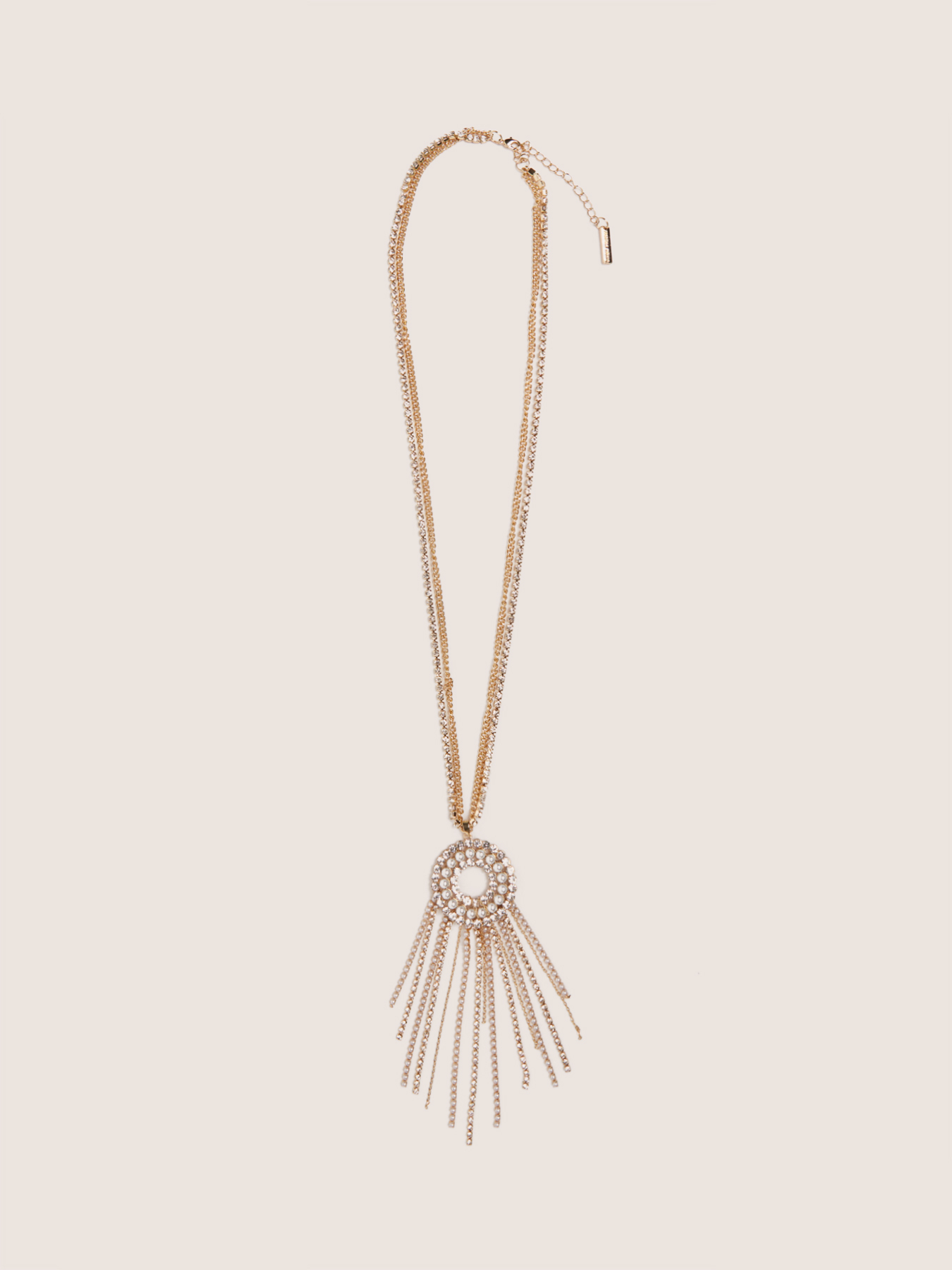 Necklace with oversized tassel image number 0
