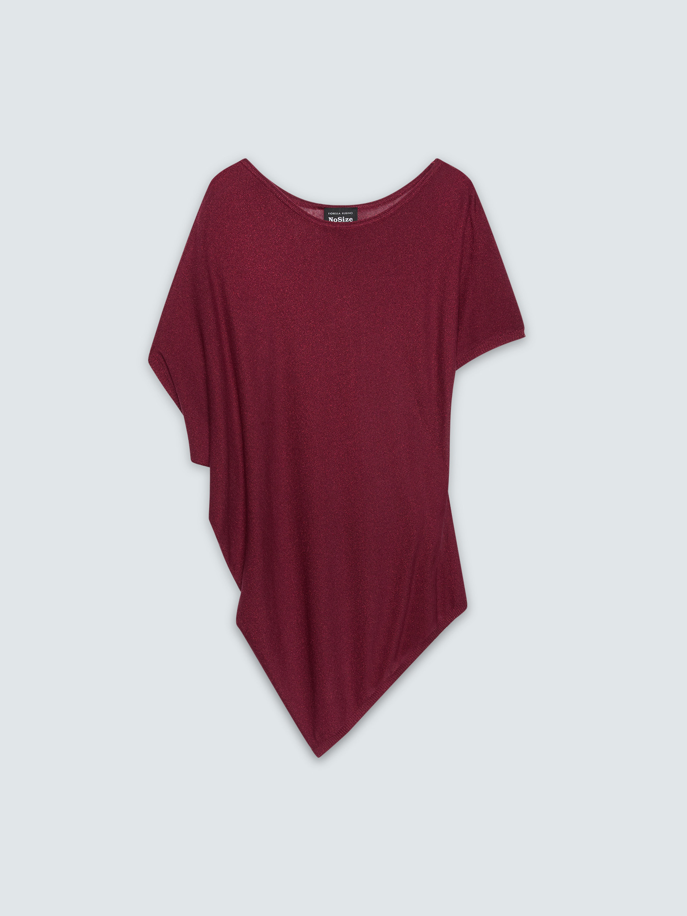 Asymmetrischer Strickpullover mit Lurex-Effekt aus Viskosemischung image number 4