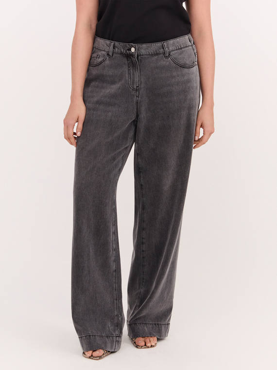 Jeans Regular gris lavado