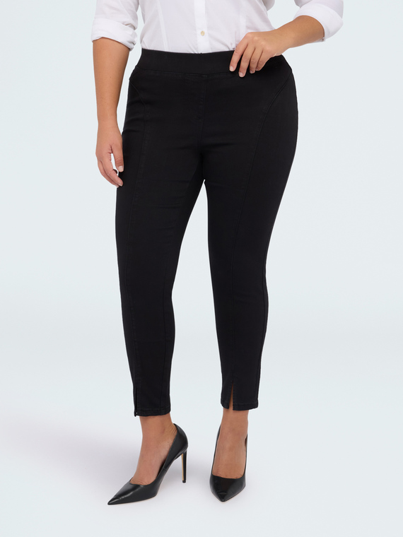 Jeggings in denim misto cotone