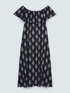 Chill Off-Shoulder Printed Dress image number 4