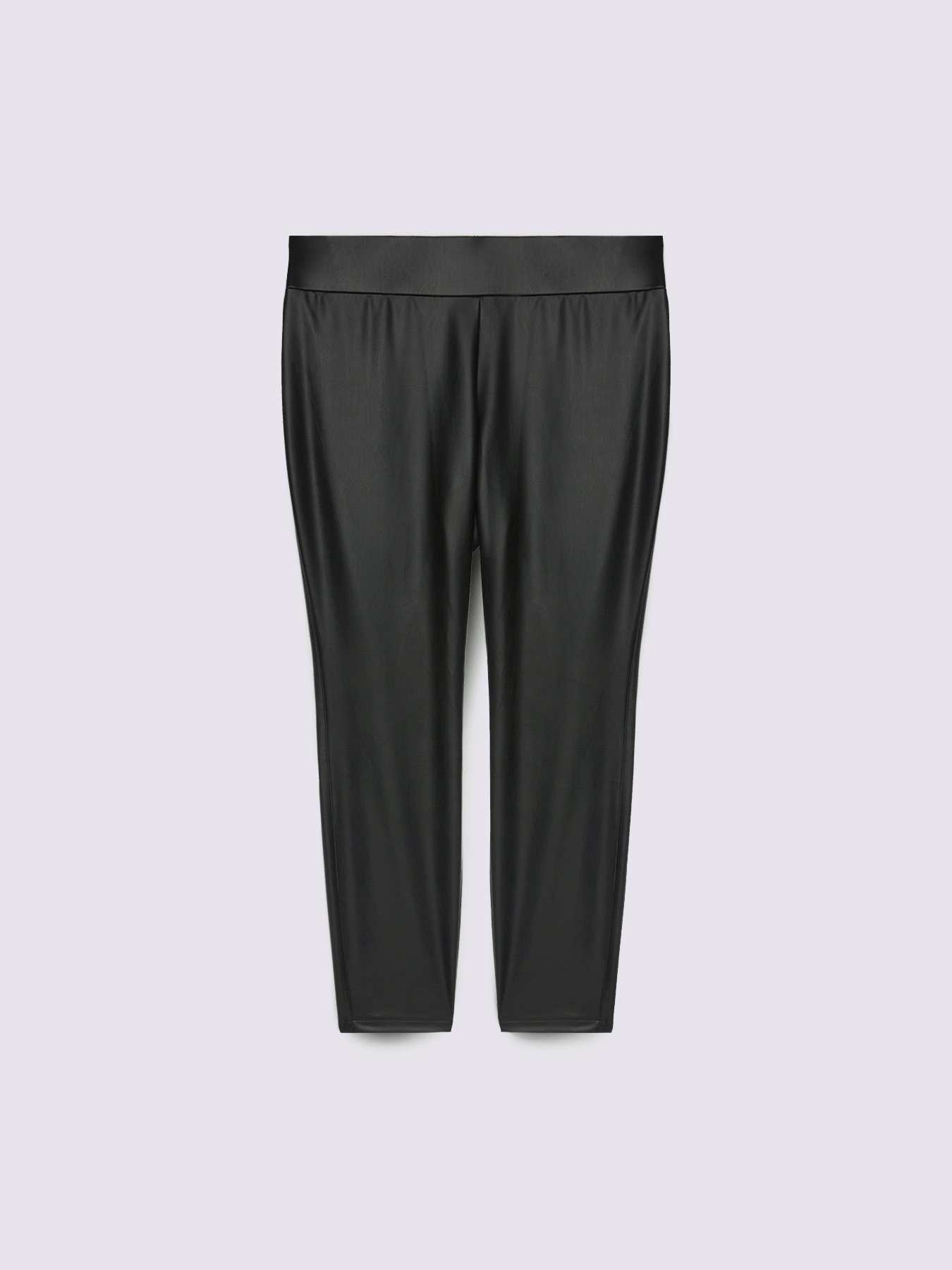 Leggings lin tessuto lucido image number 3