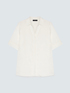 Boxy shirt in linen and viscose blend image number 4