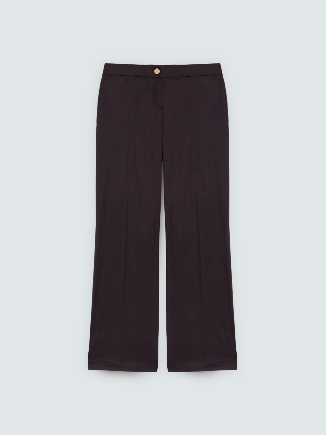 Pantalones de algod&oacute;n el&aacute;sticos regulares image number 4