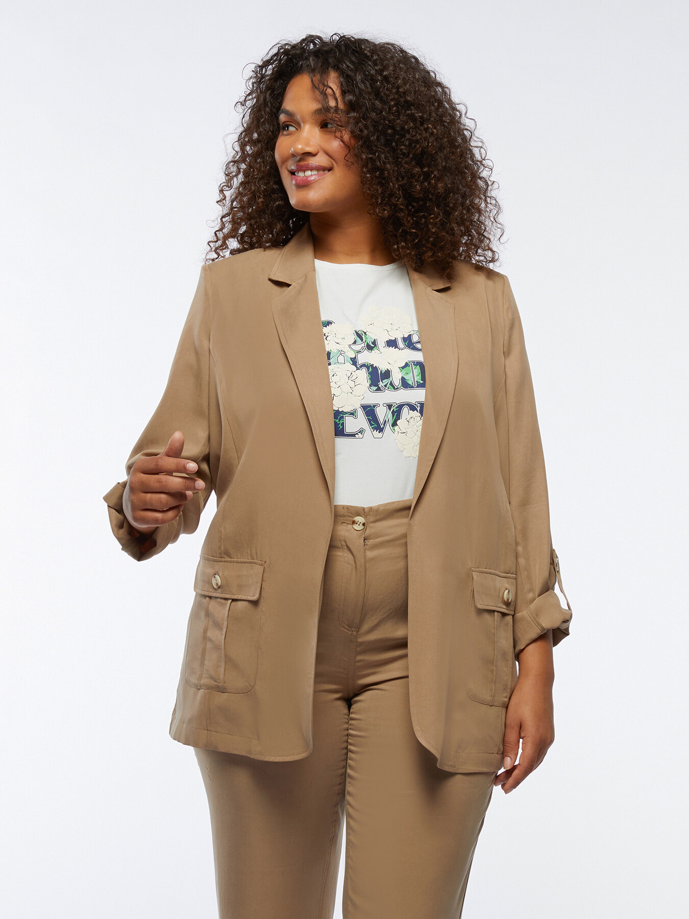 Chaqueta blazer estilo utility image number 1