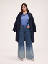 Blusa in raso stretch con bottoni gioiello image number 2