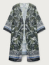 Printed open-front kaftan image number 3