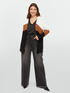 Cardigan color block en viscose LENZING&trade; ECOVERO&trade; image number 1
