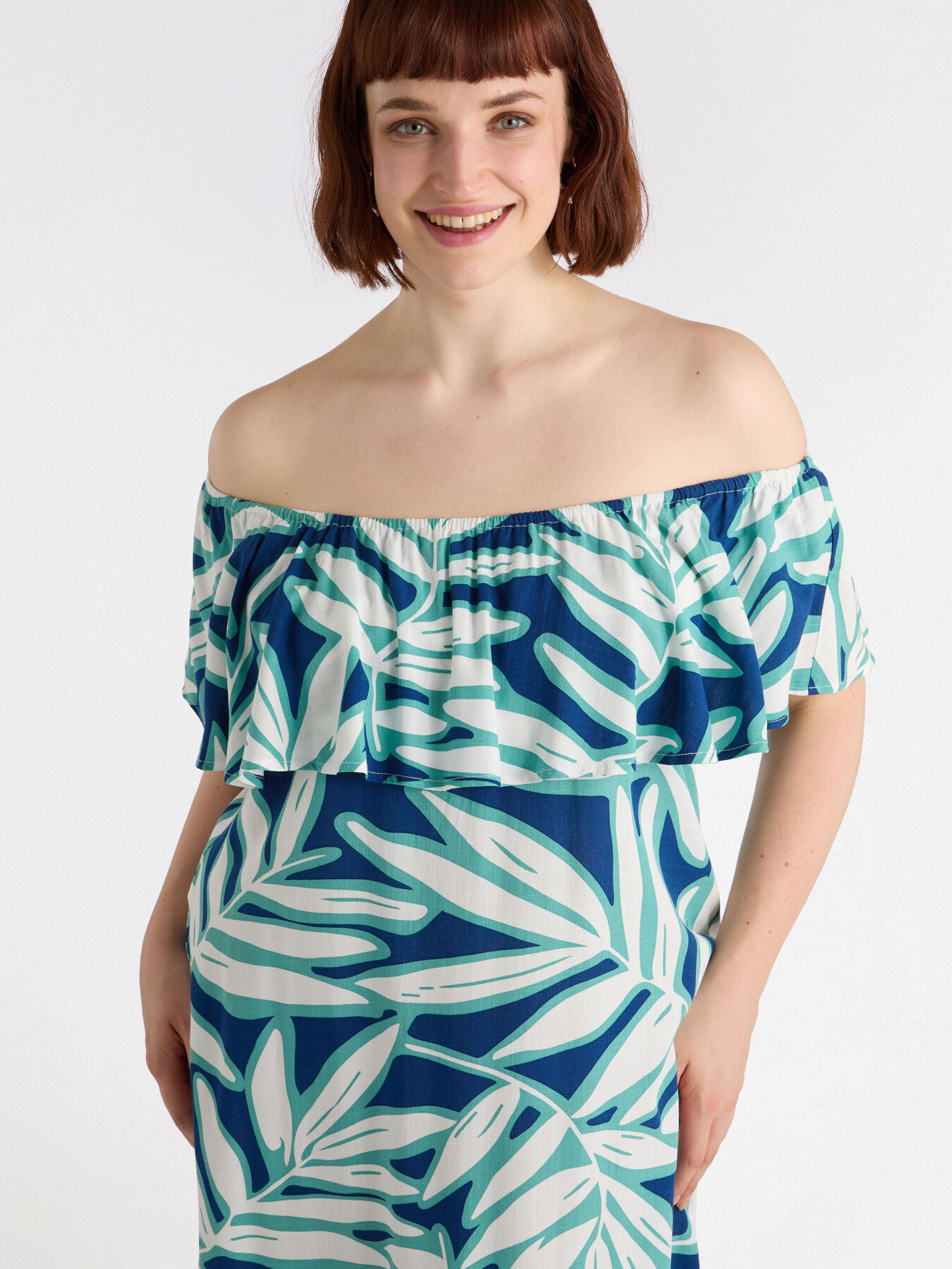 Kleid aus bedruckter Viskose LENZING&trade; ECOVERO&trade; image number 2