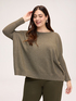 Viscose blend lurex sweater image number 0