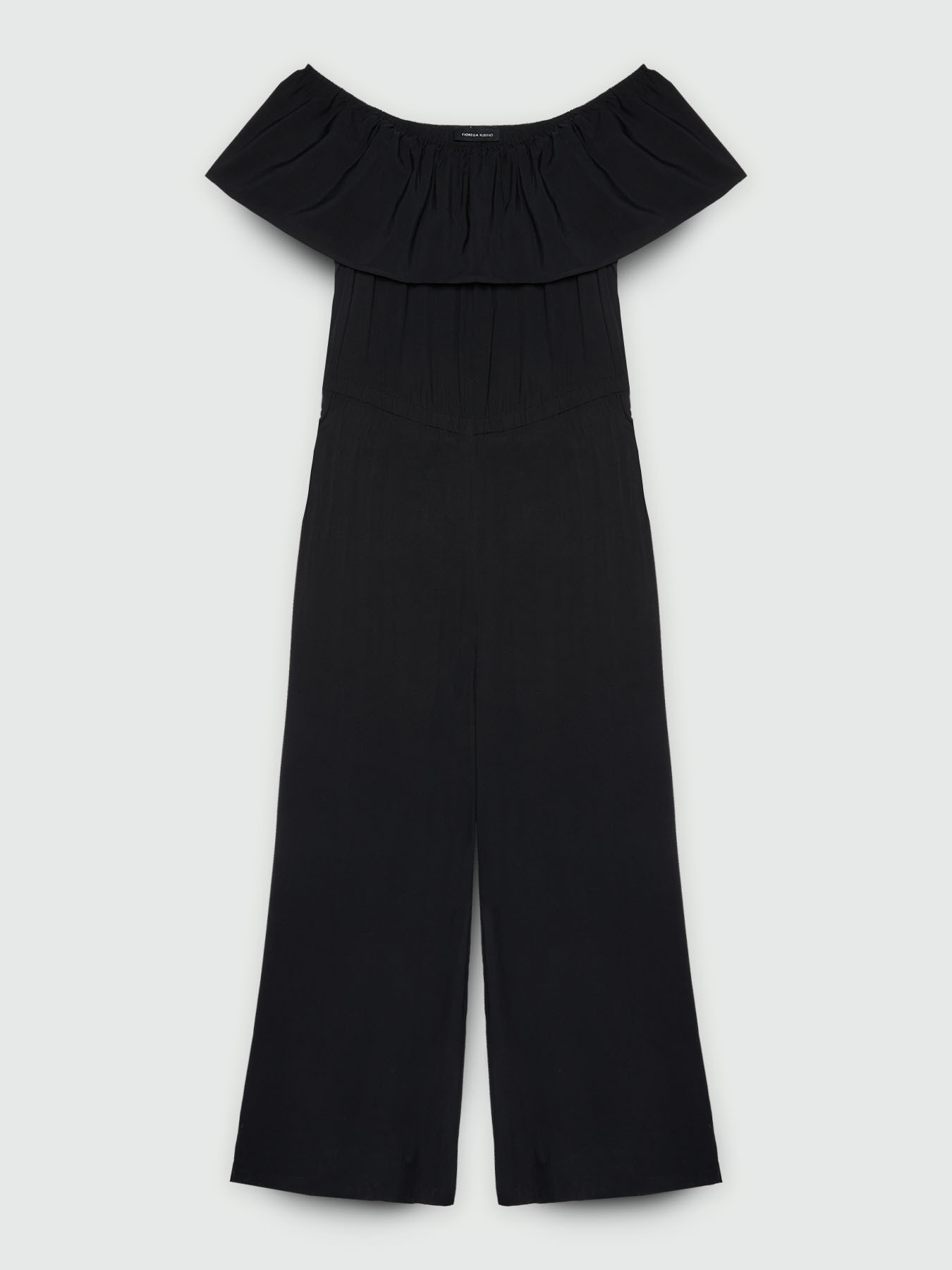 Mono de viscosa LENZING&trade; ECOVERO&trade; con volante image number 5